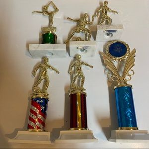 Assortment of Blank Trophies